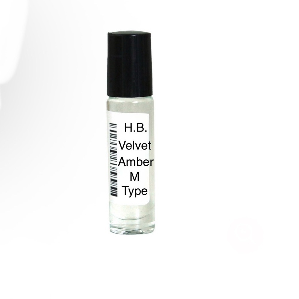 H.B. Velvet Amber (M) Type 1/3 Oz Glass Rollerball